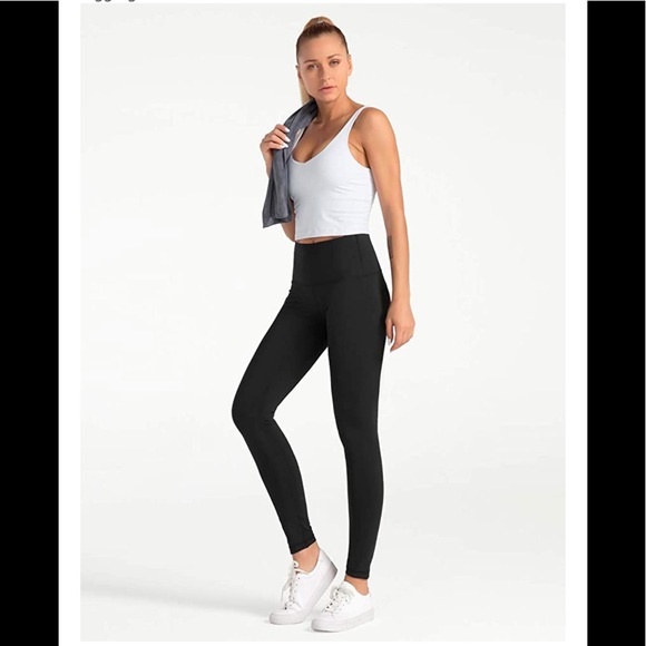 Compression Yoga Pants w/Inner Pockets/High Waist - Picture 6 of 9